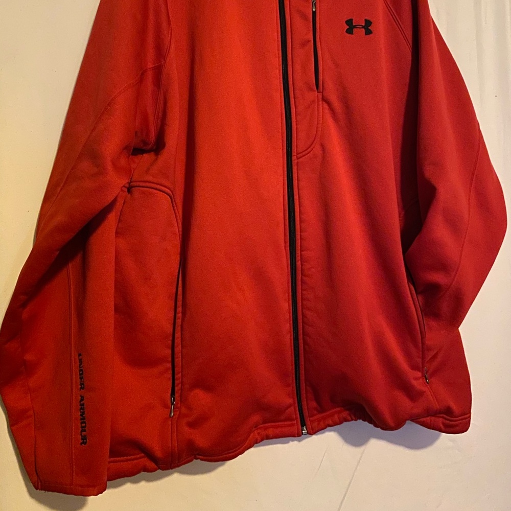 XXL Red UA Under Armour Zip Up Fleece New